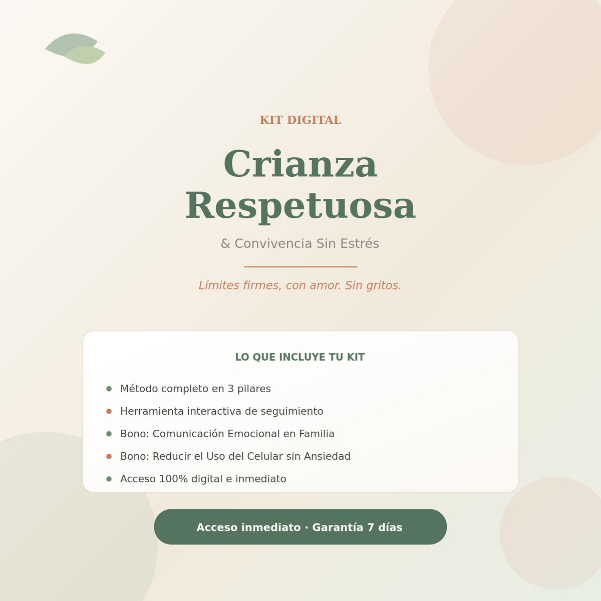Kit Digital: Crianza Respetuosa & Convivencia Sin Estrés - Digitalventas
