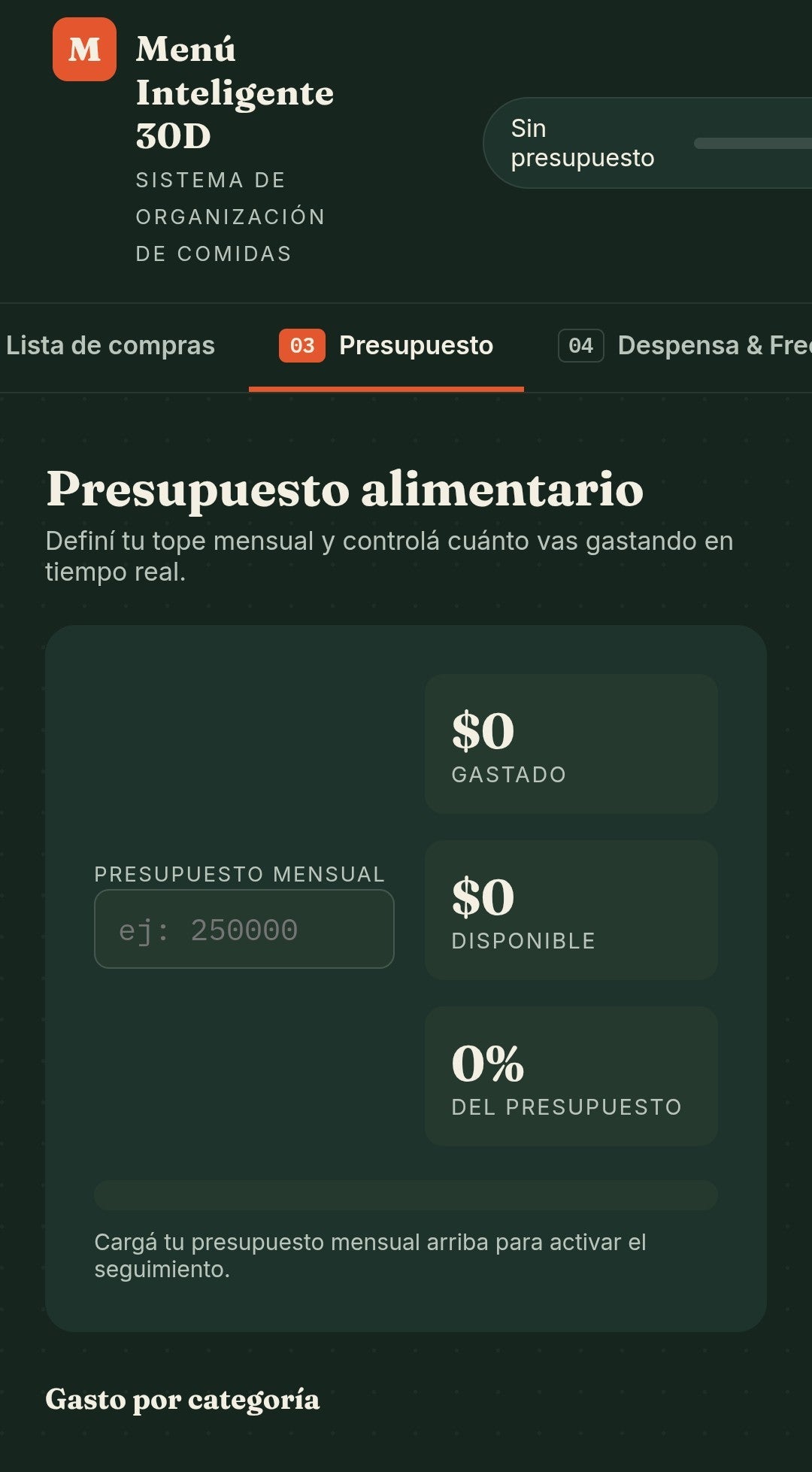 Menú Inteligente 30D — El sistema para dejar de pensar todos los días qué cocinar - Digitalventas