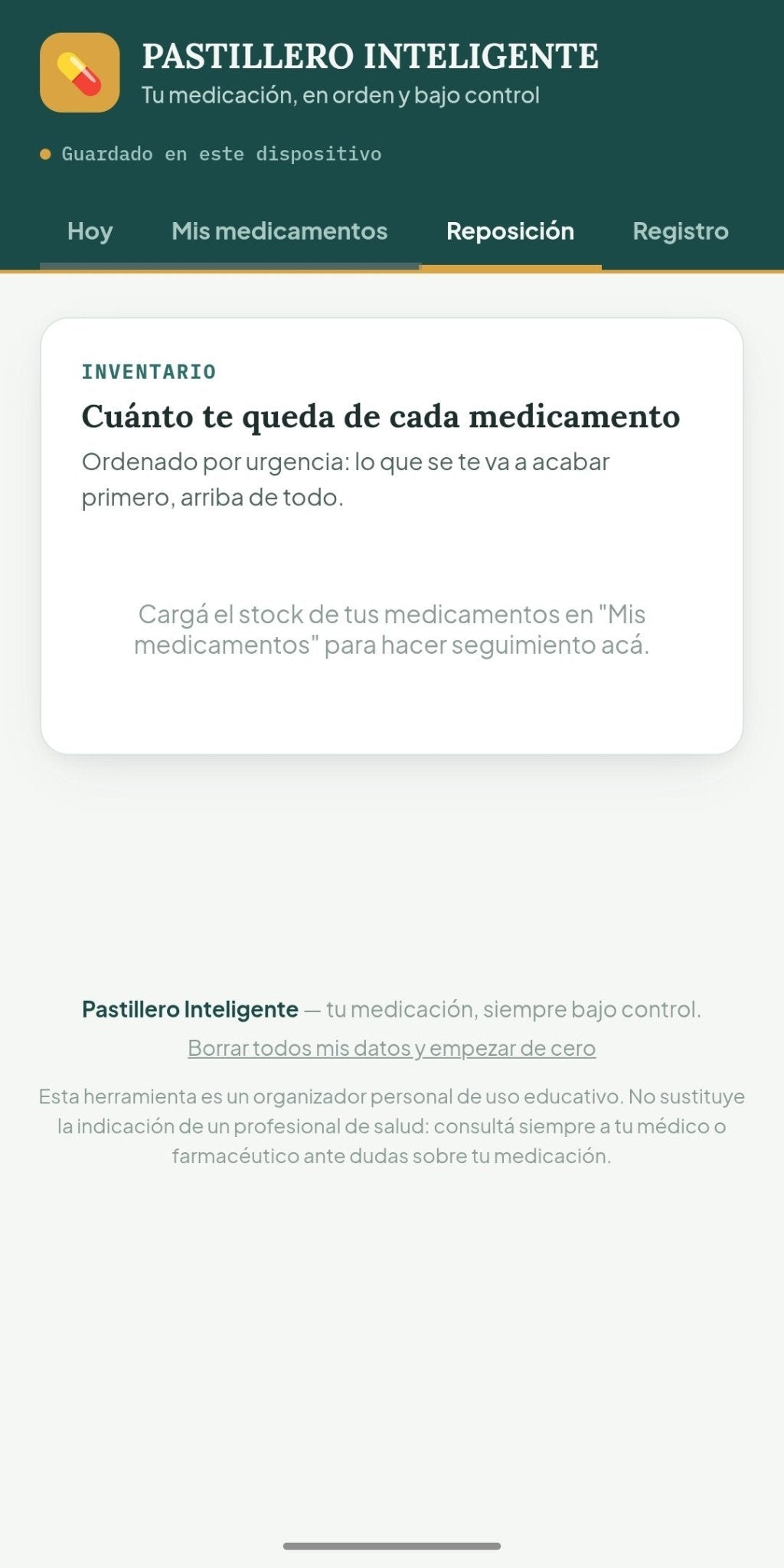 Pastillero Inteligente — Panel Digital de Medicación - Digitalventas