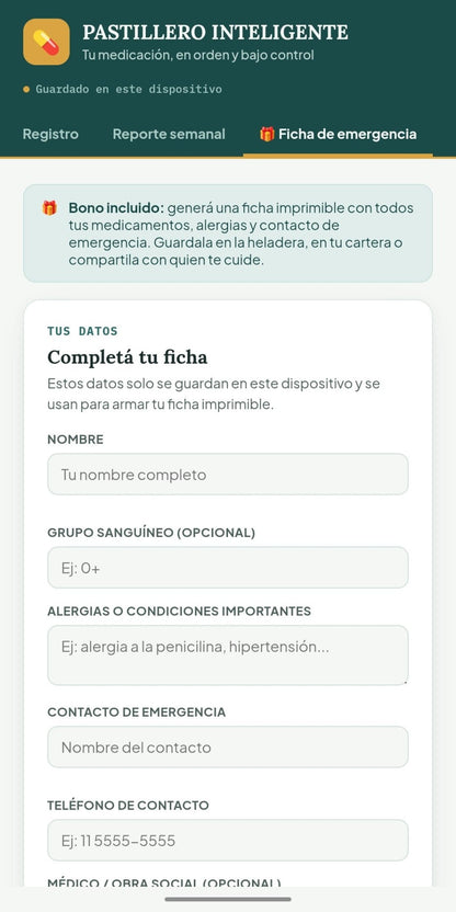 Pastillero Inteligente — Panel Digital de Medicación - Digitalventas